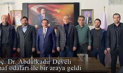 Doç. Dr. Abdulkadir Develi, Bayburt esnafının sorunları dinledi