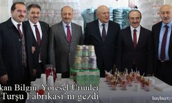 Bakan Bilgin, Yöresel Ürünler ve Turşu Fabrikası'nı gezdi