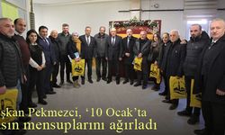 Başkan Pekmezci, '10 Ocak'ta Bayburt'taki basın mensuplarını ağırladı