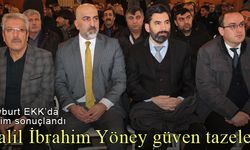 Bayburt EKK’da Halil İbrahim Yöney güven tazeledi