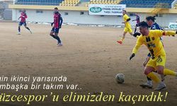 Bayburt Özel İdarespor, lig 5.'si Düzcespor'u elinden kaçırdı!