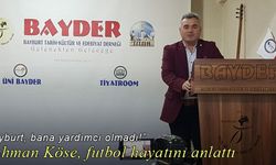 Rahman Köse BAYDER'de futbol hayatını anlattı