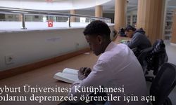 Bayburt Üniversitesi Kütüphanesi Kapılarını Depremzede Öğrencilere Açtı