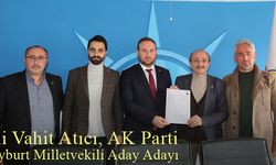 Ali Vahit Atıcı, AK Parti Bayburt Milletvekili Aday Adayı