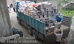 Bayburt DSİ, 4. yardım tırını Hatay'a ulaştırdı