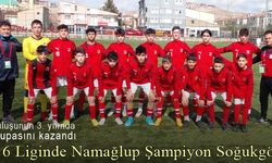 U16 Liginde Namağlup Şampiyon Soğukgözespor