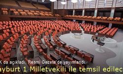 YSK da açıkladı: Bayburt ve Tunceli 1'er Milletvekili ile temsil edilecek