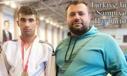 Türkiye Judo Şampiyonu Bayburtlu Yiğit Dinçer