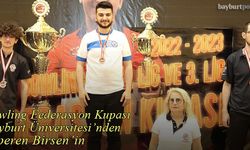 Bowling Federasyon Kupası Bayburt Üniversitesi'nden Alperen Birsen'in