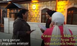 Vatan Partisi Bayburt Milletvekili Adayı Ayşin Tatoğlu, seçmenle buluşuyor