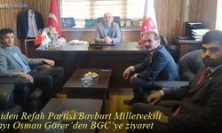 Yeniden Refah Partisi Bayburt Milletvekili Adayı Osman Görer'den BGC'ye ziyaret