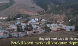 Bayburt'ta Petekli köyü merkezli korkutan deprem!