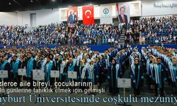 Bayburt Üniversitesinde Mezuniyet Coşkusu Yaşandı