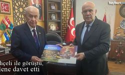 Başkan Pekmezci, Bahçeli ile görüştü, şölene davet etti