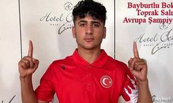 Bayburtlu boksör Toprak Salman Avrupa Şampiyonu