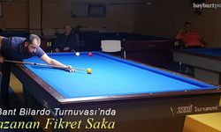 Bayburt 3 Bant Bilardo Turnuvası'nın kazananı Fikret Saka oldu