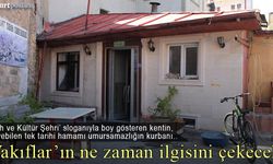 Bayburt Çarşı Hamamı, Erzurum Vakıflar Bölge Müdürlüğü'nün ilgisini bekliyor!