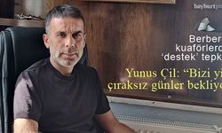 Bayburt'ta berber ve kuaförlerden 'destek' tepkisi!