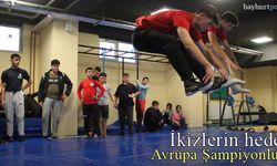 Güreşçi ikizlerin hedefinde Avrupa Şampiyonluğu var 