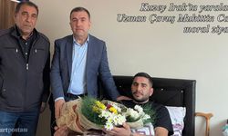 Vali Eldivan, Uzman Çavuş Muhittin Can'ı evinde ziyaret etti