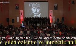 Gazi Mustafa Kemal Atatürk, 85. ölüm yıl dönümünde Bayburt'ta anıldı 