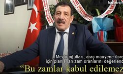 Mevlütoğulları: "Araç muayenesi için planlanan zam kabul edilemez!"