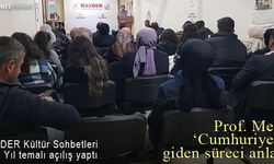 Prof. Metin'den Bayder Kültür Sohbetleri'nde 'Cumhuriyet' sunumu