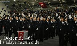 Bayburt Polis Meslek Eğitim Merkezi'nden 461 polis adayı mezun oldu