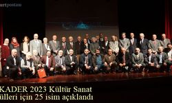 ESKADER 2023 Yılı Kültür Sanat Ödülleri 25 isme verilecek