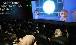 Bayburt şehit yakınlarına sinema gösterimi