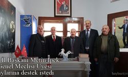 DP Bayburt İl Başkanı Metin İpek, adaylarına destek istedi