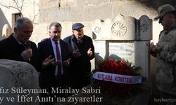 Hafız Süleyman, Miralay Sabri Bey ve İffet Anıtı'na ziyaretler
