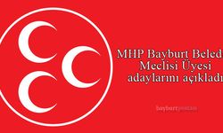 MHP Bayburt Belediye Meclisi Üyesi adaylarını açıkladı