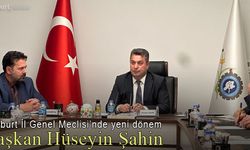 Bayburt İl Genel Meclisi Başkanı Hüseyin Şahin oldu