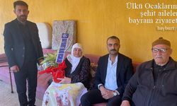 Bayburt Ülkü Ocaklarından şehit ailelerine bayram ziyaretleri