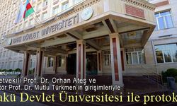 Bakü Devlet Üniversitesi ile Bayburt Üniversitesi arasında protokol