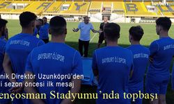 Bayburt Özel İdarespor Gençosman'da topbaşı yaptı