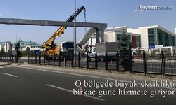 Bayburt’un o bölgesinde ihtiyaçtı, yapılıyor