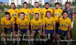 Bayburt Özel İdarespor ilk hazırlık maçını oynadı