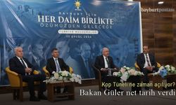 Kop Tüneli ne zaman açılıyor? Bakan Yaşar Güler net tarih verdi