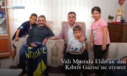 Vali Mustafa Eldivan’dan Kıbrıs Gazisine ziyaret