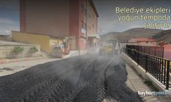 Bayburt Belediyesinin ekipleri yoğun mesaide