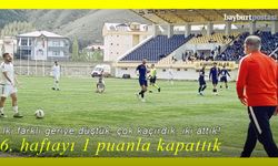 Bayburt Özel İdarespor iki attı, çok kaçırdı, 1 puan çıkarabildi