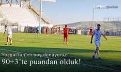 Bayburt Özel İdarespor, Yozgat'ta 90+3'te puandan oldu!