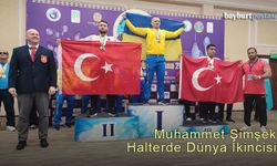 Bayburt Üniversitesinden Muhammet Şimşek Halterde Dünya İkincisi