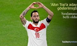 Hakan Çalhanoğlu Altın Top'a aday gösterilmişti, sıralaması belli oldu