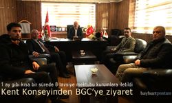 Bayburt Kent Konseyinden Gazeteciler Cemiyeti'ne ziyaret