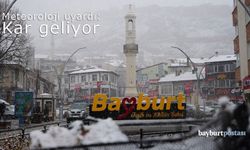 Meteoroloji Bayburt için uyardı: Kar geliyor