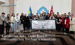 Kazakistan'daki 'Dede Korkut Okumaları'nda Bayburt'u temsil etti