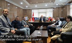 AK Parti Merkez İlçeden Bayburt Gazeteciler Cemiyeti’ne ziyaret